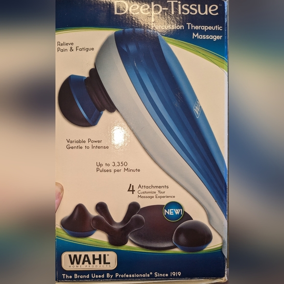Wahl Deep Tissue Percussion Therapeutic Massager w 4 Attachments - Picture 10 of 14